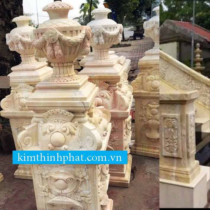 trụ đá hoa cương