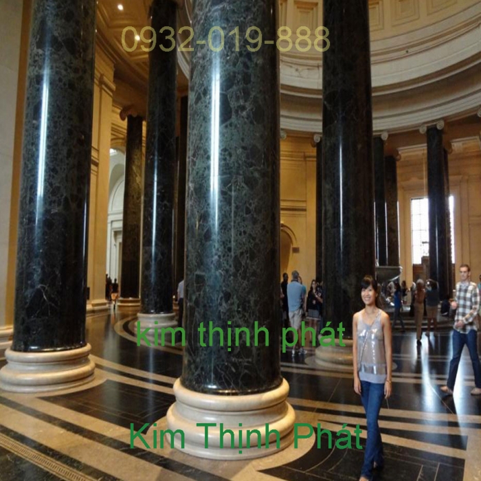 cột đá hoa cương màu đen cột đá hoa cương màu đen