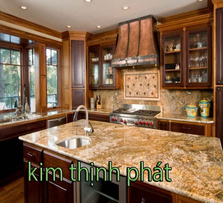 Bếp đá hoa cương 99 - giá 200 mẫu đá bàn bếp granite - marble Bếp đá hoa cương 99 - giá 200 mẫu đá bàn bếp granite - marble