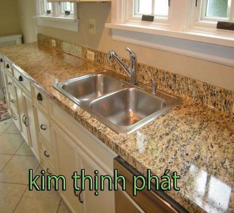 Thi công đá hoa cương bếp granite Thi công đá hoa cương bếp granite