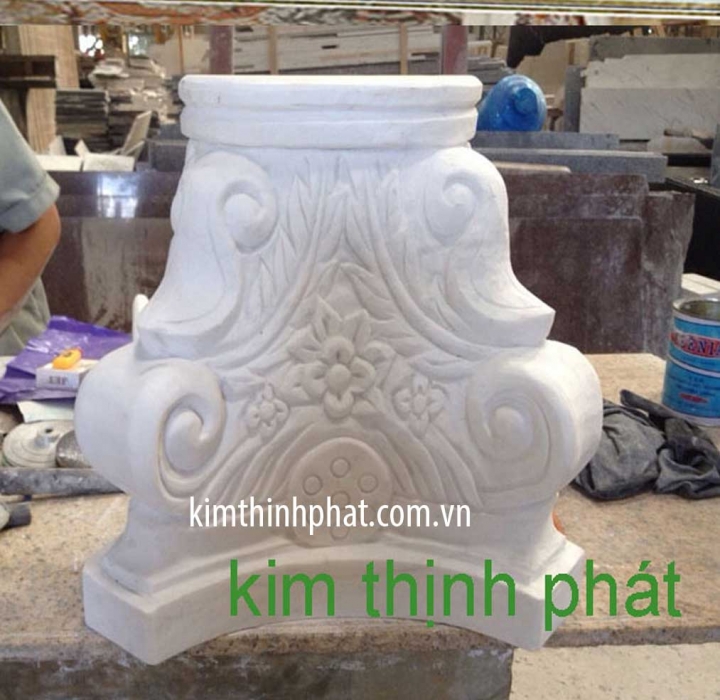 Đầu cột la mã đá hoa cương cổ điển Đầu cột la mã đá hoa cương cổ điển