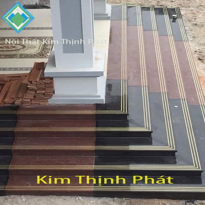 Cầu thang đá đỏ ruby Bình Định Cầu thang đá đỏ ruby Bình Định