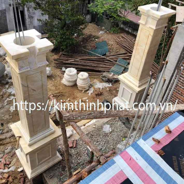 Cột đá hoa cương đẹp có chống thấm được không Cột đá hoa cương đẹp có chống thấm được không