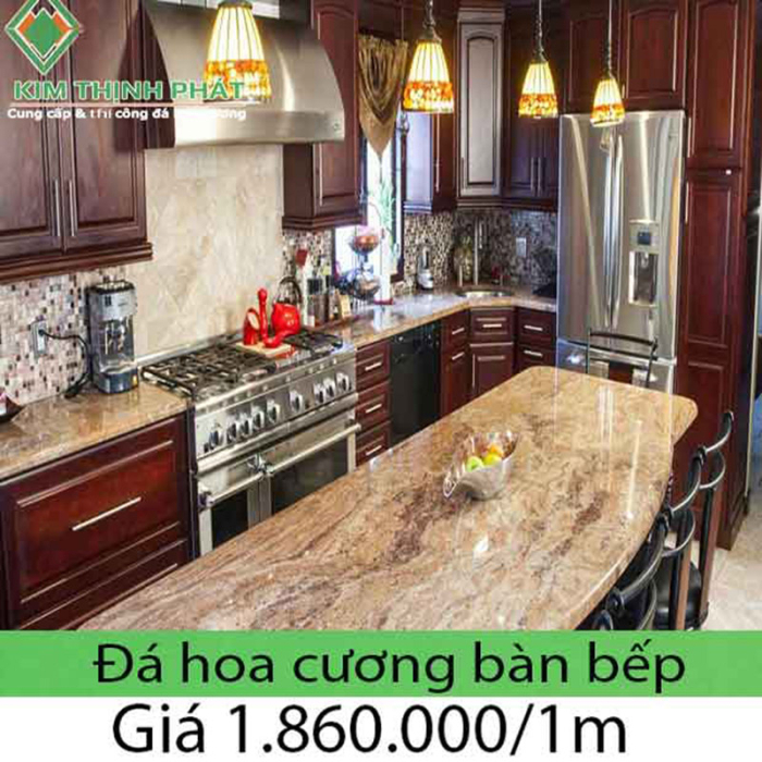 Đá hoa cương bếp tân cổ điển giá rẻ đẹp Đá hoa cương bếp tân cổ điển giá rẻ đẹp