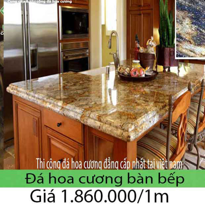 Đá hoa cương bếp tân cổ điển giá rẻ thi công siêu đẹp Đá hoa cương bếp tân cổ điển giá rẻ thi công siêu đẹp
