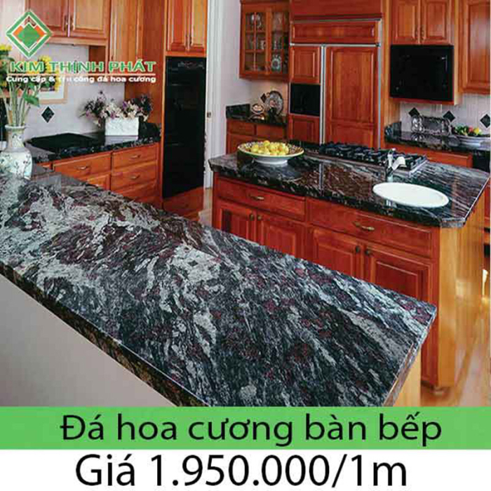 Đá hoa cương bếp granite đen Đá hoa cương bếp granite đen