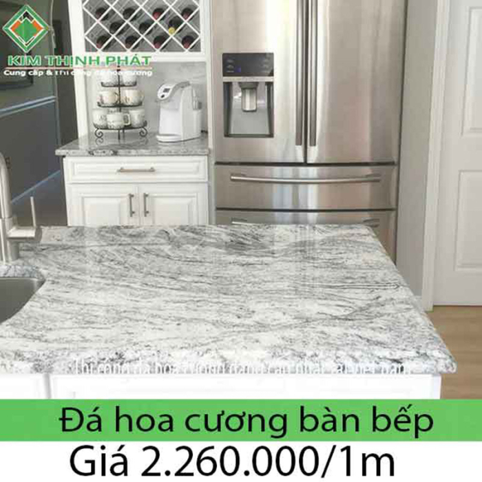 Đá hoa cương bếp trắng tự nhiên giá rẻ nhất Đá hoa cương bếp trắng tự nhiên giá rẻ nhất