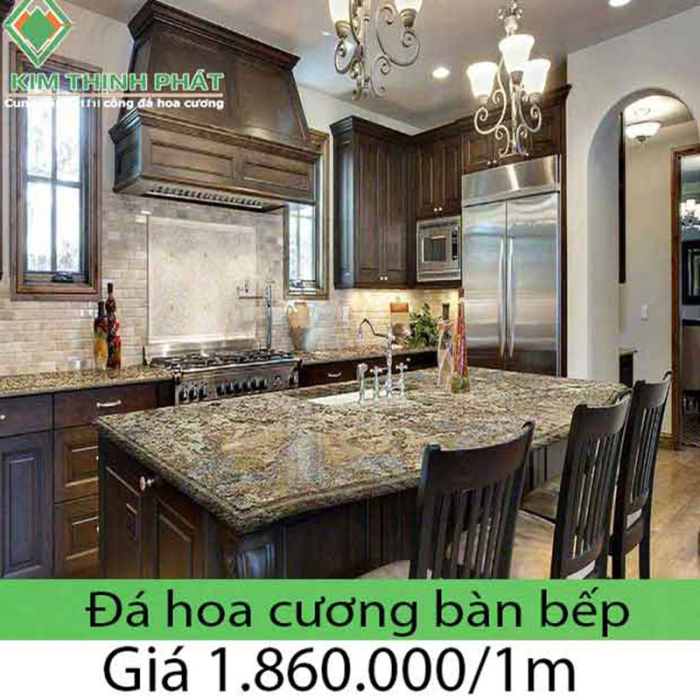 Bếp đá hoa cương hoa văn cần sử dụng đến các thiết bị chuyên dụng Bếp đá hoa cương hoa văn cần sử dụng đến các thiết bị chuyên dụng