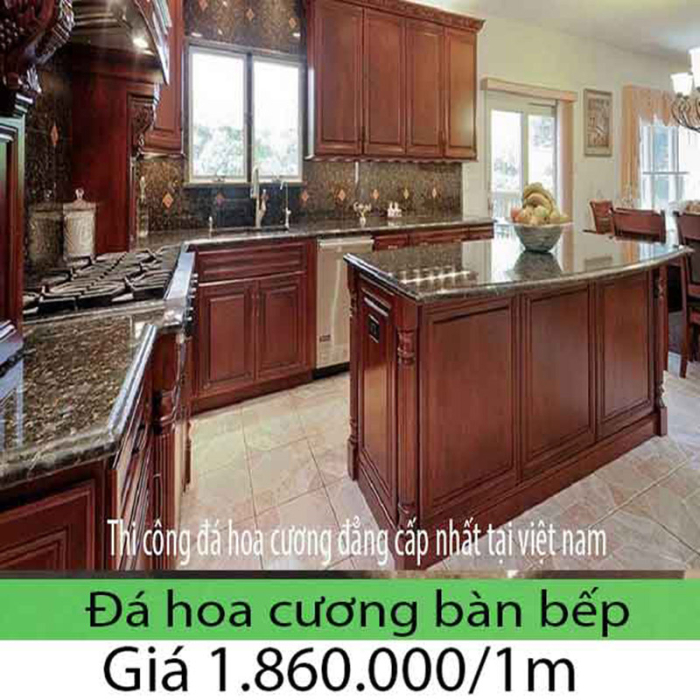 Bếp đá hoa cương hoa văn giữ được độ bền lâu cho sản phẩm Bếp đá hoa cương hoa văn giữ được độ bền lâu cho sản phẩm