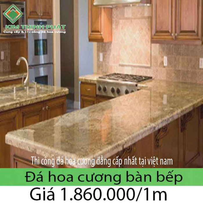Bếp đá hoa cương hoa văn marble tự nhiên giá rẻ Bếp đá hoa cương hoa văn marble tự nhiên giá rẻ