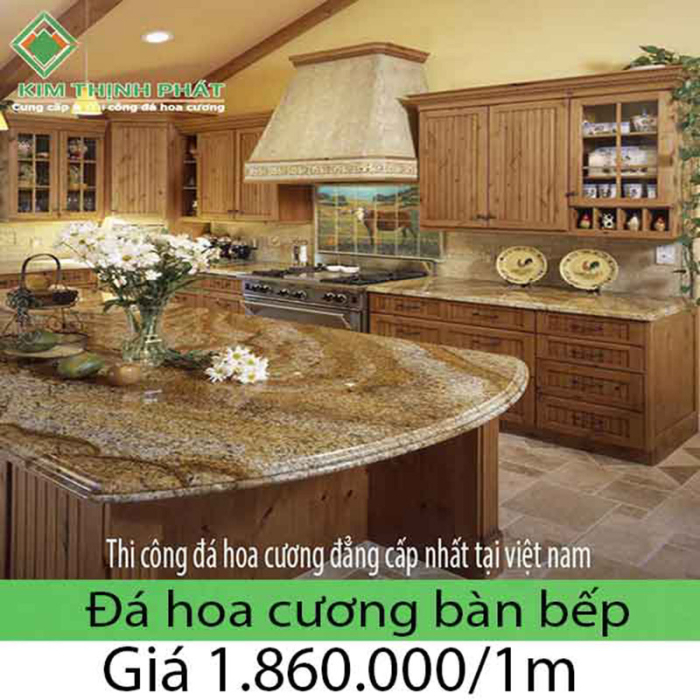 Bếp đá hoa cương hoa văn vân mây tự nhiên giá rẻ và đẹp Bếp đá hoa cương hoa văn vân mây tự nhiên giá rẻ và đẹp