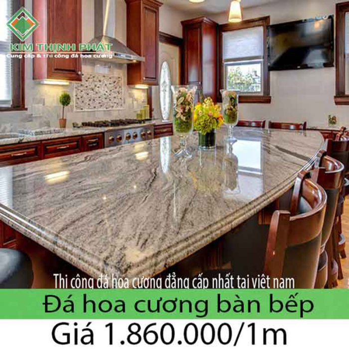 Bếp đá hoa cương hoa văn bình dân giá rẻ 1 Bếp đá hoa cương hoa văn bình dân giá rẻ 1