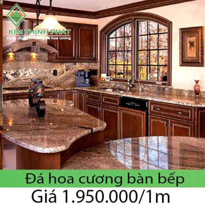 Bếp đá hoa cương hoa văn vân mây tự nhiên giá rẻ nhất Bếp đá hoa cương hoa văn vân mây tự nhiên giá rẻ nhất