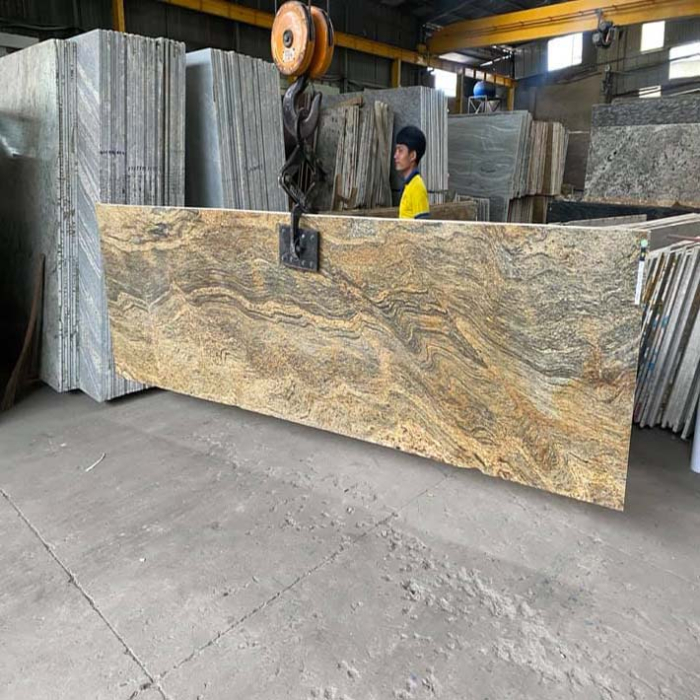 Đá hoa cương vàng tân cổ điển giá rẻ thi công siêu đẹp Đá hoa cương vàng tân cổ điển giá rẻ thi công siêu đẹp