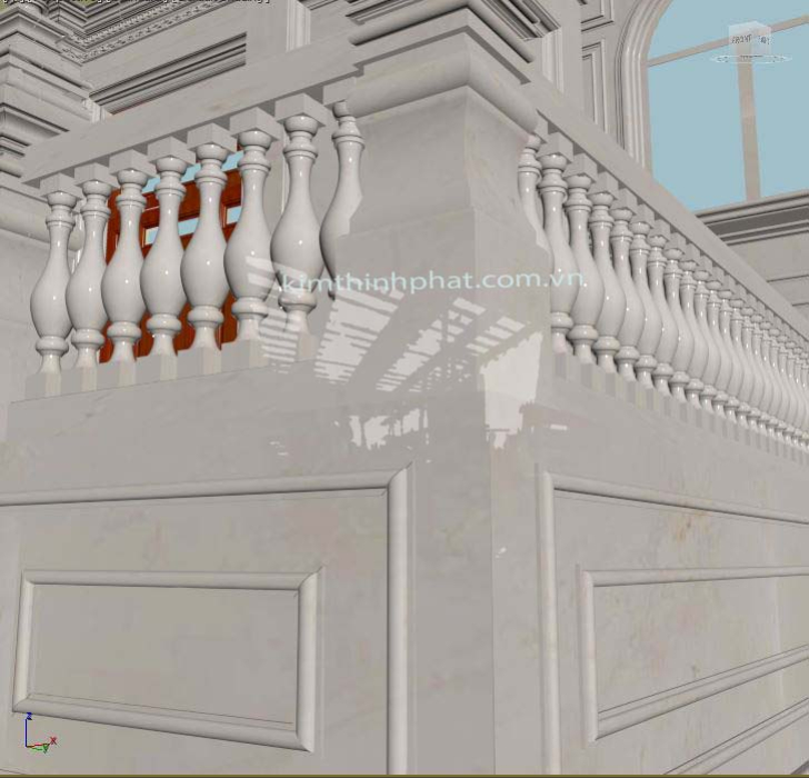Đá hoa cương lan can mã số ct010 Đá hoa cương lan can mã số ct010